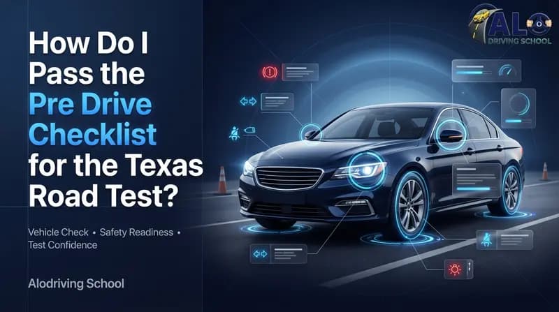 How Do I Pass the Pre Drive Checklist for the Texas Road Test?