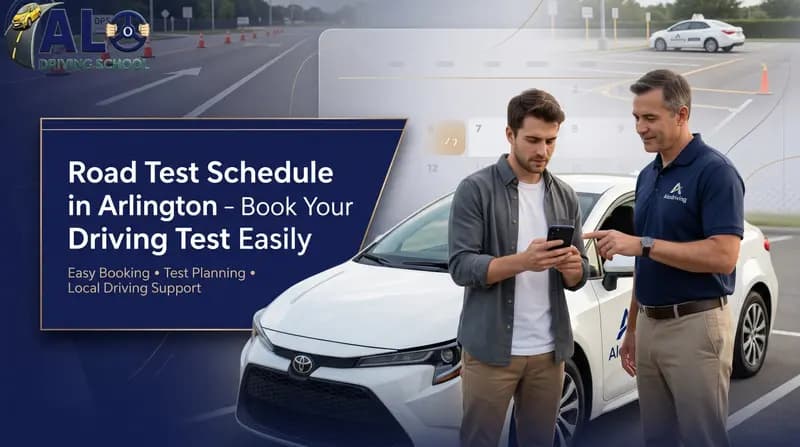 Road Test Schedule in Arlington – Book Your Driving Test Easily