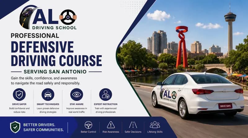 Professional Defensive Driving Course serving San Antonio