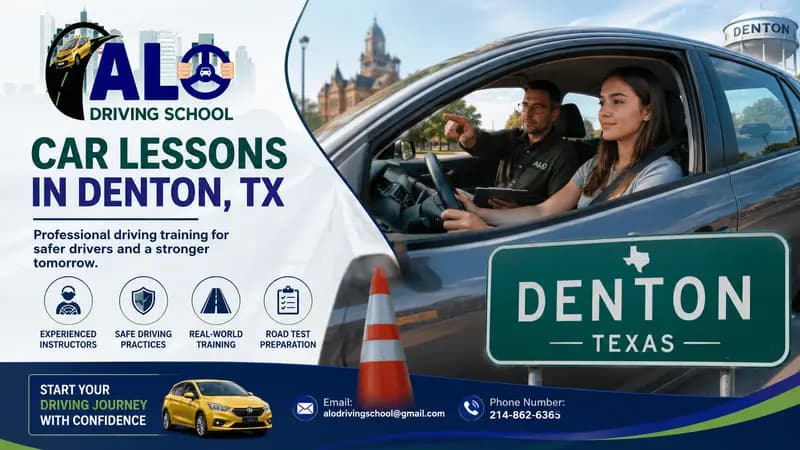 Car Lessons in Denton, TX | Professional Driving Training