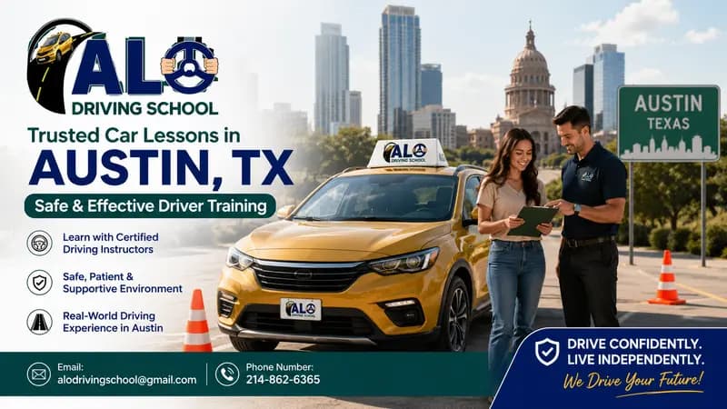 Trusted Car Lessons in Austin, TX | Safe & Effective Driver Training