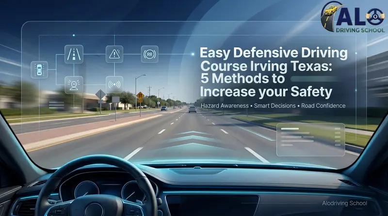 Easy Defensive Driving Course Irving Texas: 5 Methods to Increase your Safety