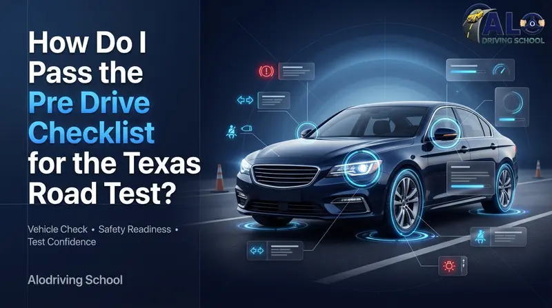 How Do I Pass the Pre Drive Checklist for the Texas Road Test?