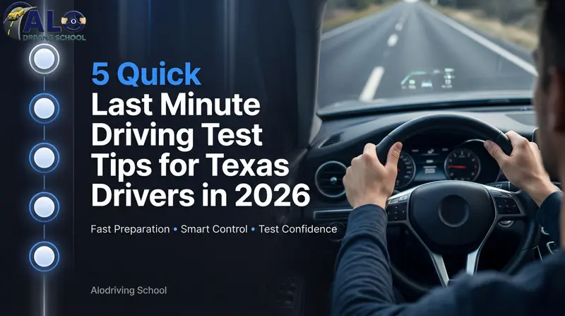 5 Quick Last Minute Driving Test Tips for Texas Drivers in 2026