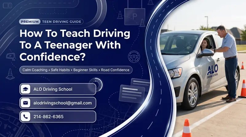 How To Teach Driving To A Teenager With Confidence?