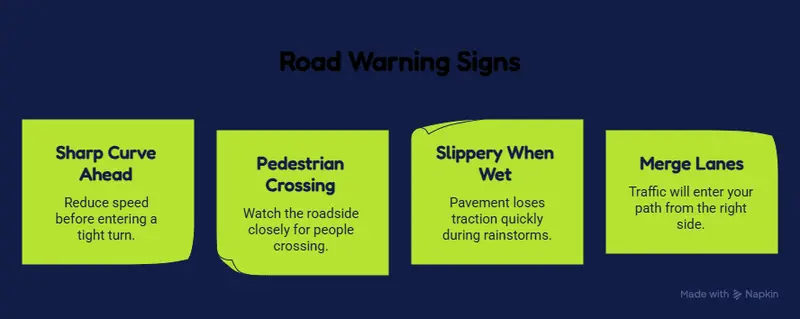Warning Signs on the Road You Must Recognize Immediately