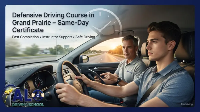Defensive Driving Course in Grand Prairie – Same-Day Certificate